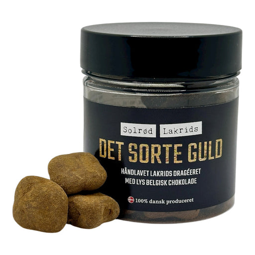 Solrød Lakrids Det Sorte Guld – drageret lakrids