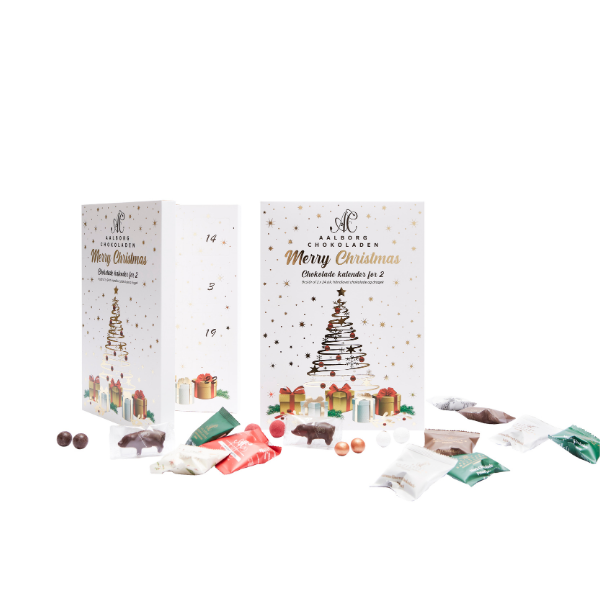 Chokoladejulekalender fra Aalborg Chokoladen til 1-2 personer
