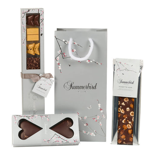 Julegavepose med chokolade | Summerbird