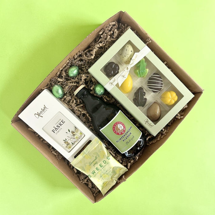 Påskegave | Med forårsgrønne lækkerier