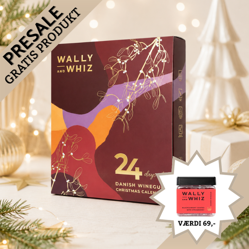 Rød vingummijulekalender | Wally & Whiz