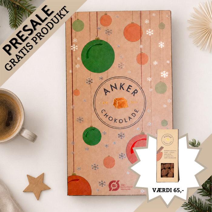 Julekalender med fyldte chokolader | Anker Chokolade