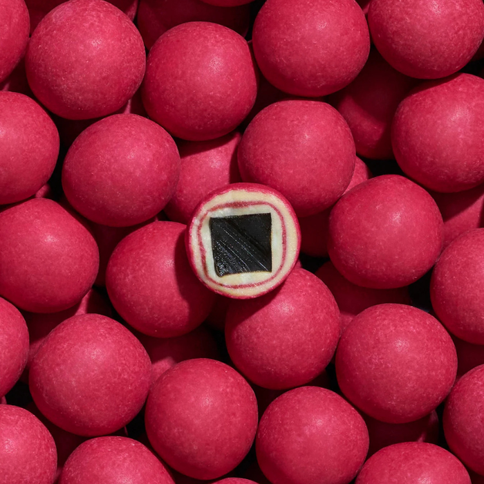 Crispy Raspberry Mini med hvid chokolade og hindbær