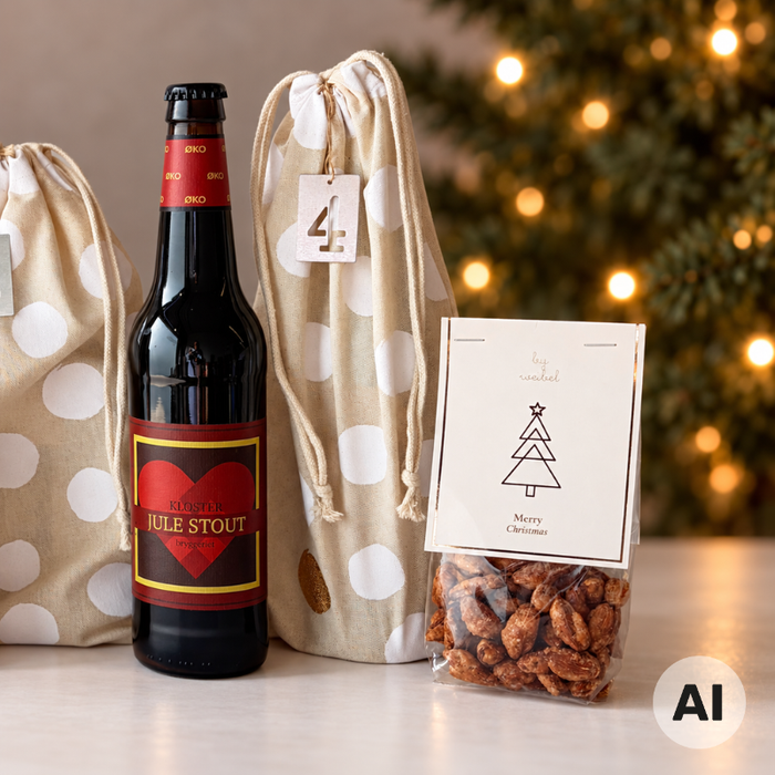 Adventskalender med danske juleøl og snacks | Gaestus