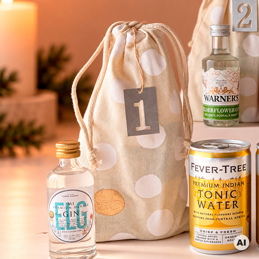 Adventskalender med gin og tonic | Gaestus