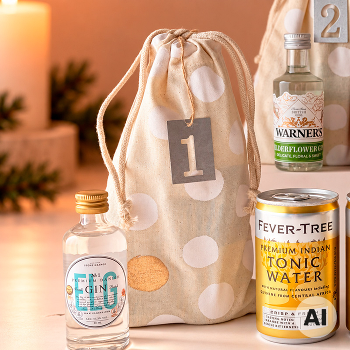 Adventskalender med gin og tonic | Gaestus