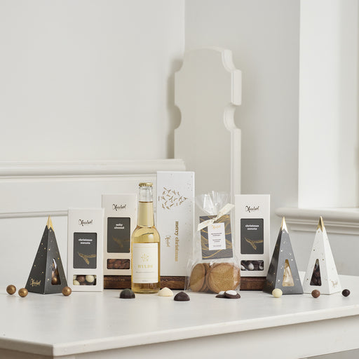 Julegave med hyldeblomstsaft og søde sager – Xocolatl Winternight