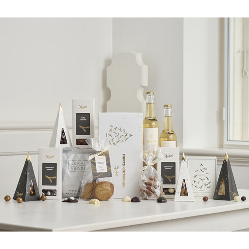 Julegave med chokoladebog og hyldeblomstsaft – Xocolatl Winternight