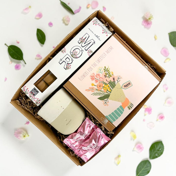 Gave til mor | Mors dags gave med blomsterfrø og MAMA-krus