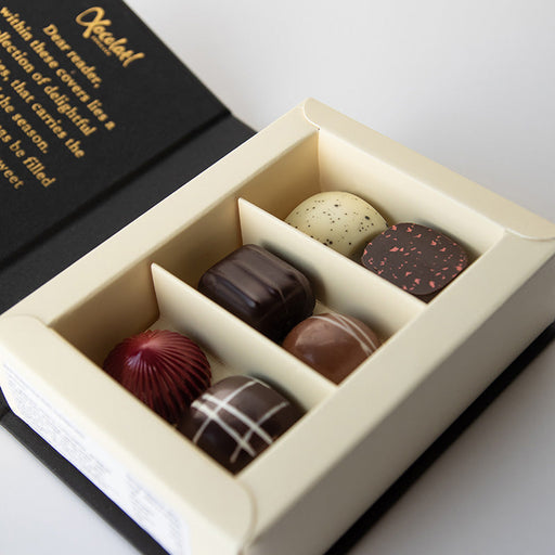 Julebog med med fyldte chokolade fra xocolatl