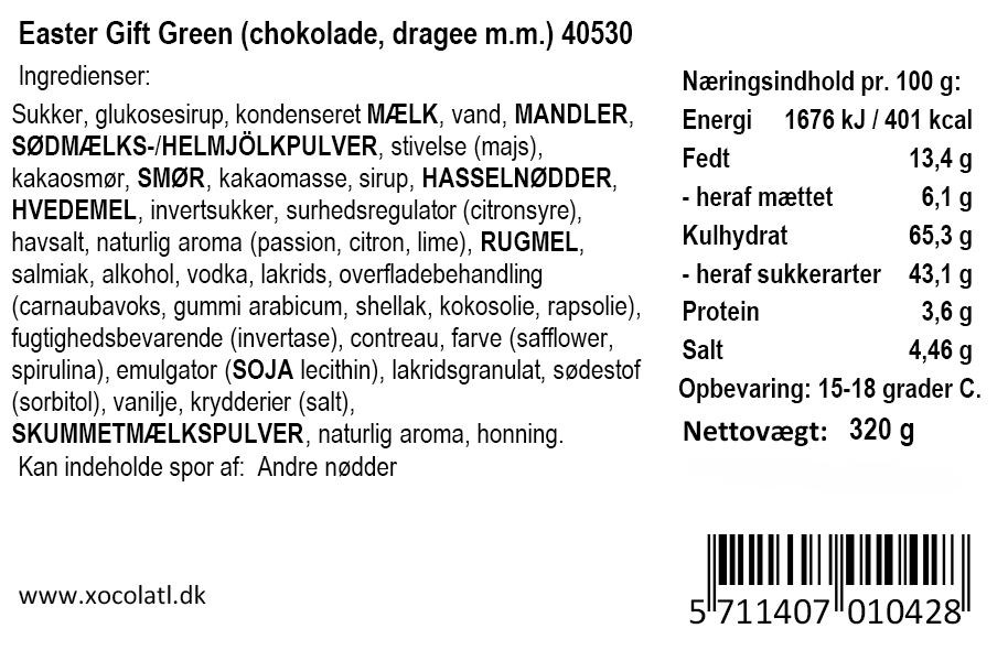 Grøn gaveæske | Xocolatl