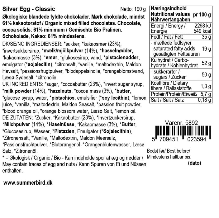 Summerbird | Sølvæg Classic med fyldte påskeæg