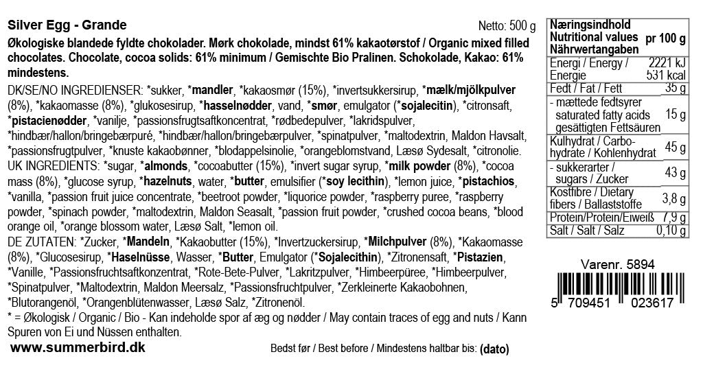 Summerbird | Sølvæg Grande med fyldte påskeæg