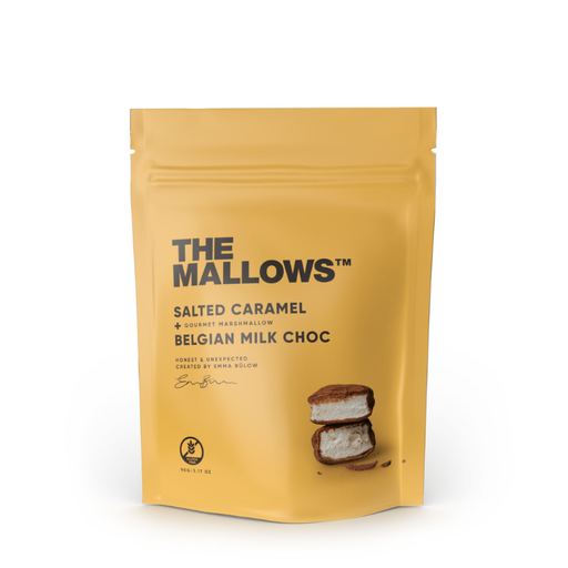 Skumfiduser mallows saltkaramel og mælkechokolade