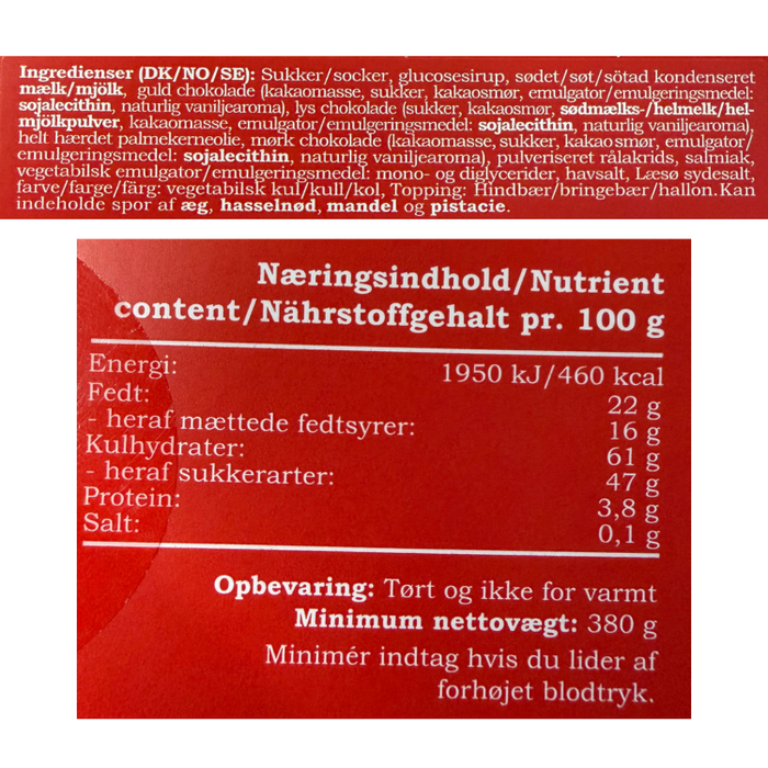 Mors dag gaveæske fra Bagsværd Lakrids
