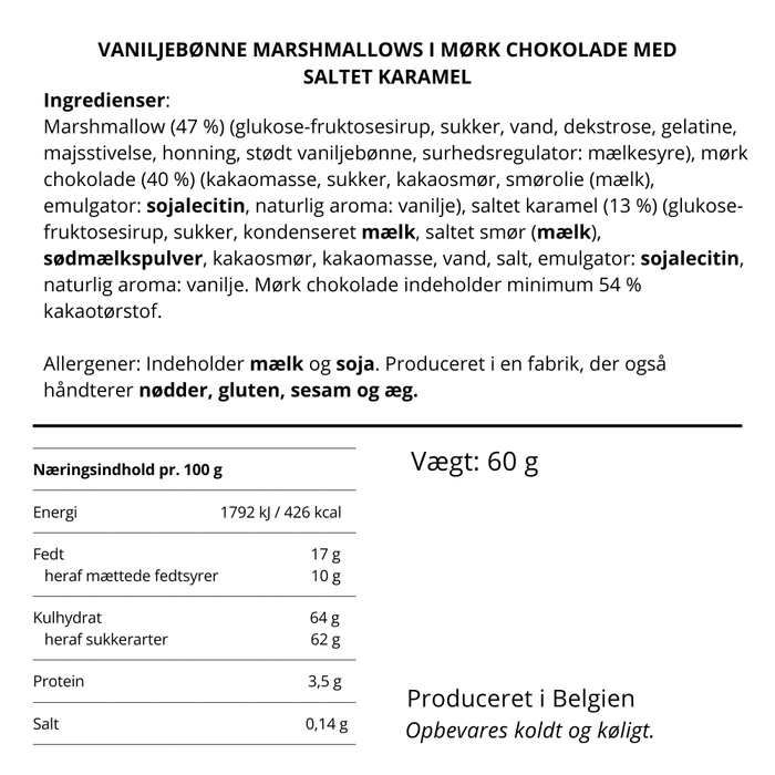 Skumfiduser | Mørk chokolade og saltkaramel