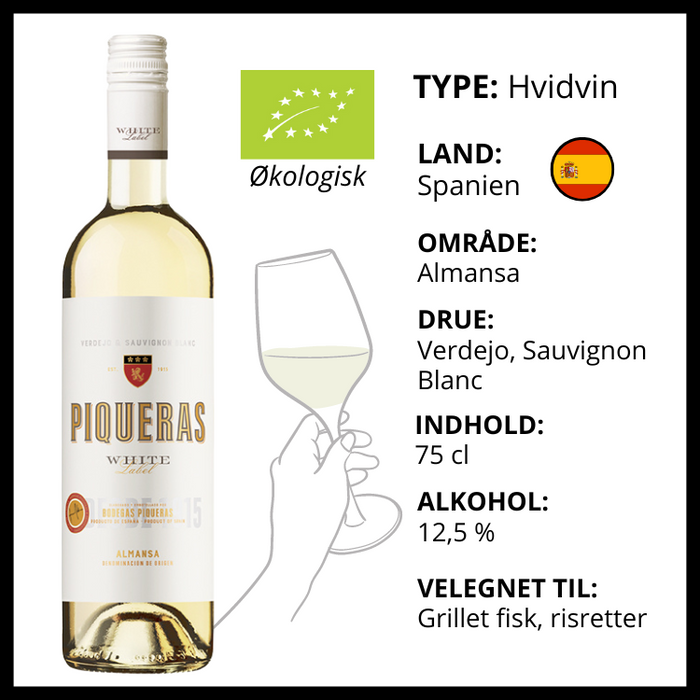 Hvidvin | Bodegas Piqueras - White Label | øko