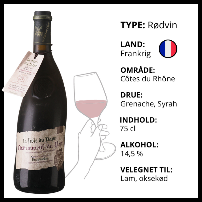 Rødvin | Brotte la fiole du Pape - Châteauneuf-du-Pape