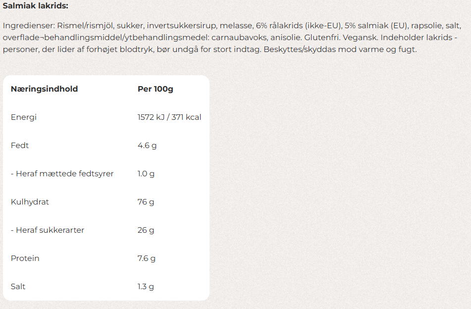 Lakrids by Bülow. NO.2 | Salt lakrids