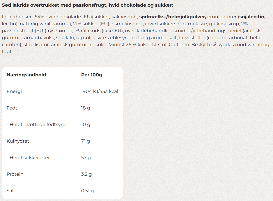 Lakrids by Bülow | B Passion Fruit