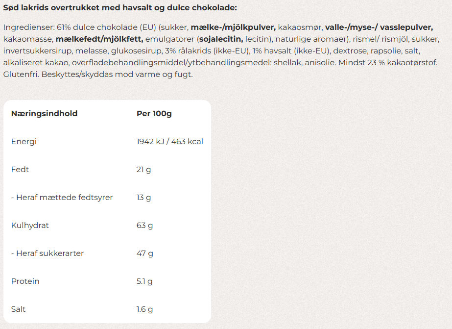 Lakrids by Bülow | D Salt & Caramel