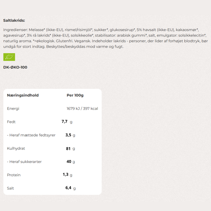 Lakirds by Bülow | Slow Crafted Lakridsstang | Salty