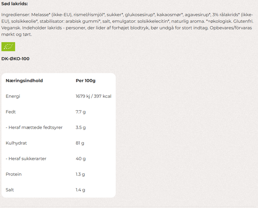 Lakrids by Bülow | Slow Crafted Lakridsstang | Sweet