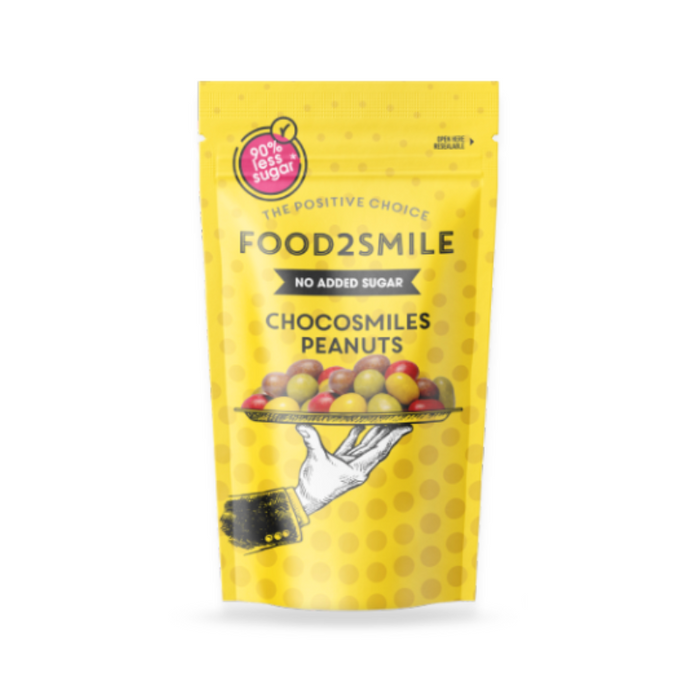 Chocosmiles Peanuts | Uden tilsat sukker