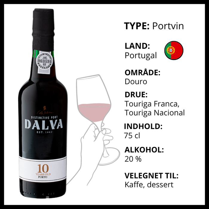 Portvin | Dalva 10 års Porto