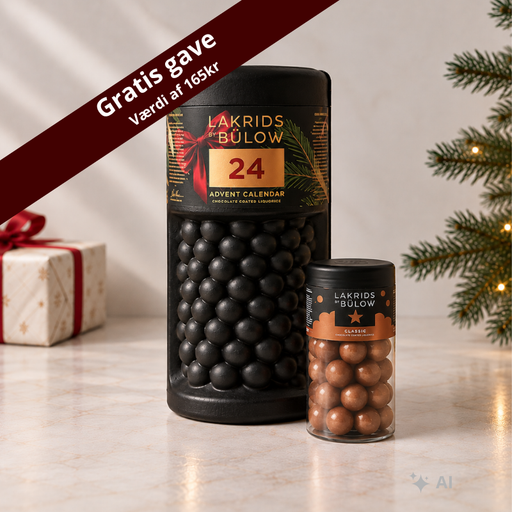 Familie Julekalender 2026 fra Lakrids by Bülow Inkl gratis produkt (Værdi af 165kr.)