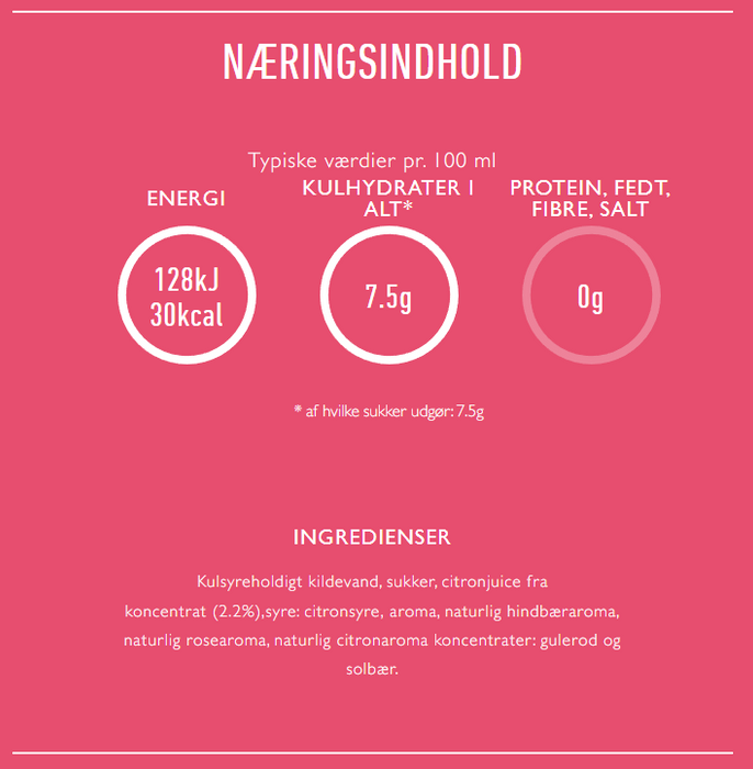 Fever-Tree Rose and Raspberry Lemonade | 50 cl.