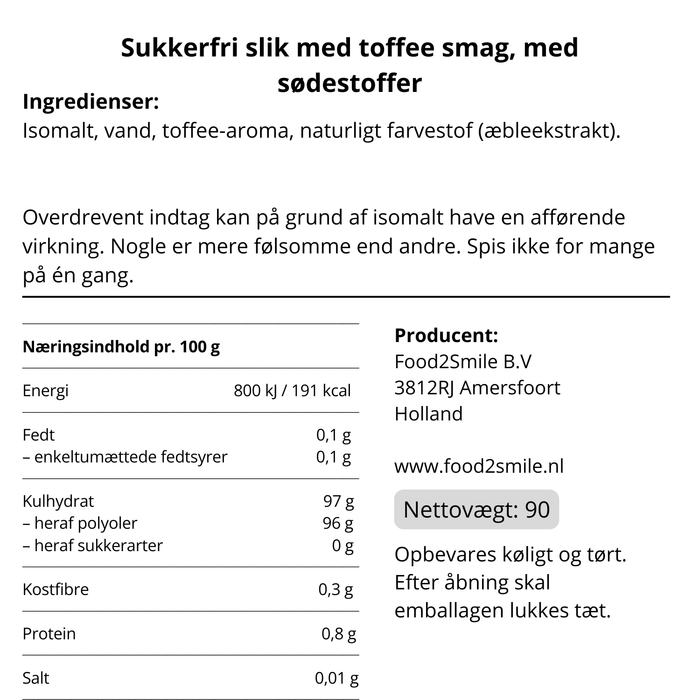 Toffee Treats | Sukkerfri Slik