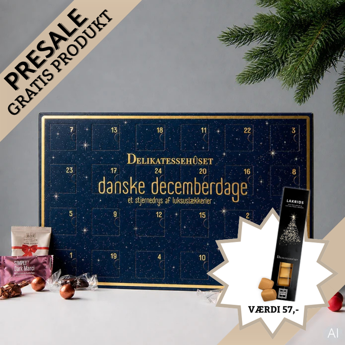 Danske Decemberdage som dansk decembergave fra Delikatessehuset