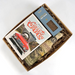 Gaveæske med bog om Classic Cars, chokolade og tysk specialøl