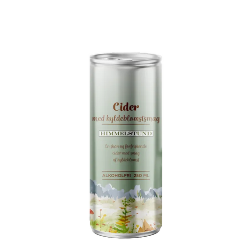 Himmelstund alkoholfri hyldeblomstcider 250 ml til gave eller servering