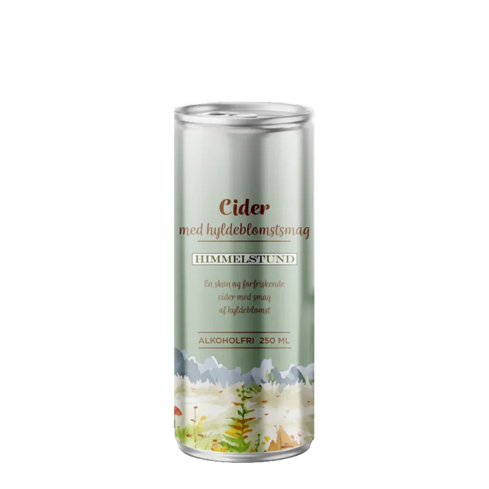 Himmelstund alkoholfri hyldeblomstcider 250 ml til gave eller servering