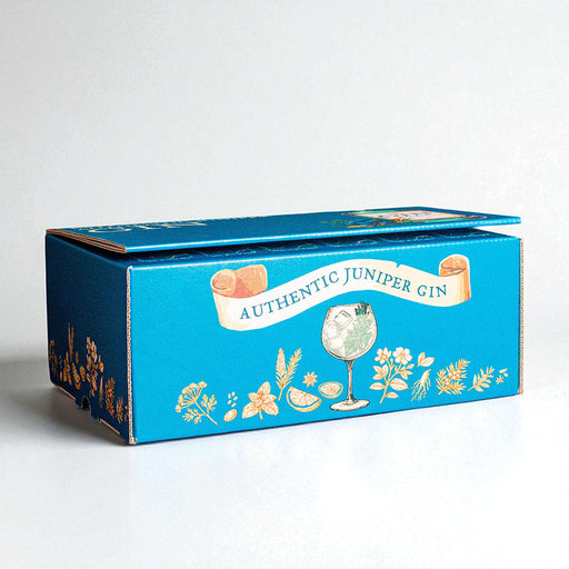 Gin Julekalender 2025 fra Delikatessehuset. Smuk Julekalender med 4 små flasker gin.