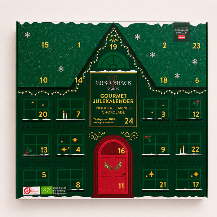 Guru Snack kalender med 11 snackvarianter