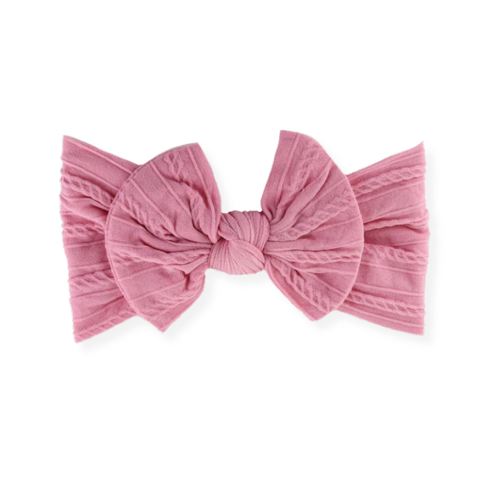 Hårbånd m. Sløjfe, Lyserød - By Stær