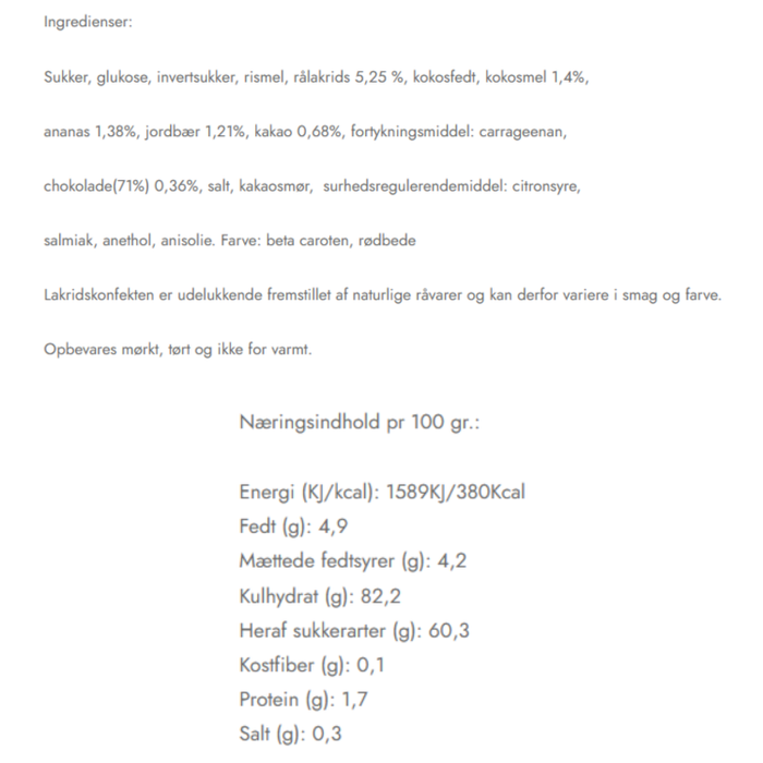 Jubilæums Æske | Hattesen Konfektfabrik