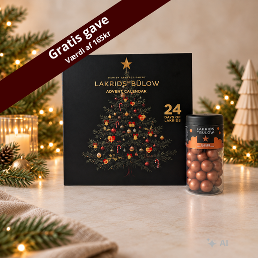 Julekalender Lakrids by Bülow 2026 Inkl. gratis produkt (Værdi af 165 kr.)
