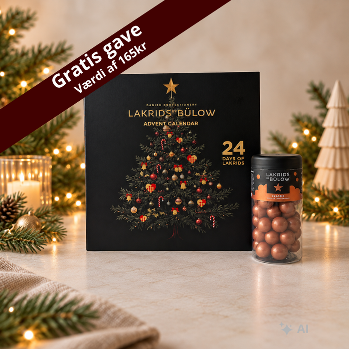 Julekalender Lakrids by Bülow 2026 Inkl. gratis produkt (Værdi af 165 kr.)