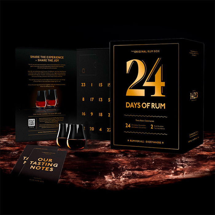 Julekalender 2024 - 24 Days of Rum (incl. 2 glas)