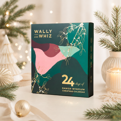 Grøn vingummijulekalender | Wally & Whiz