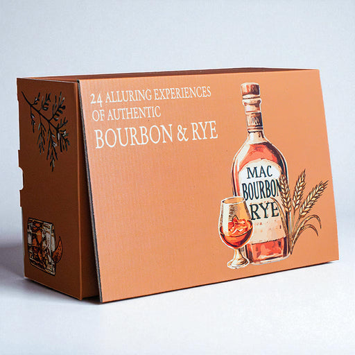 Julekalender med Whisky med Bourbon & Rye. Produceret af MacY og solgt af Delikatessehuset.