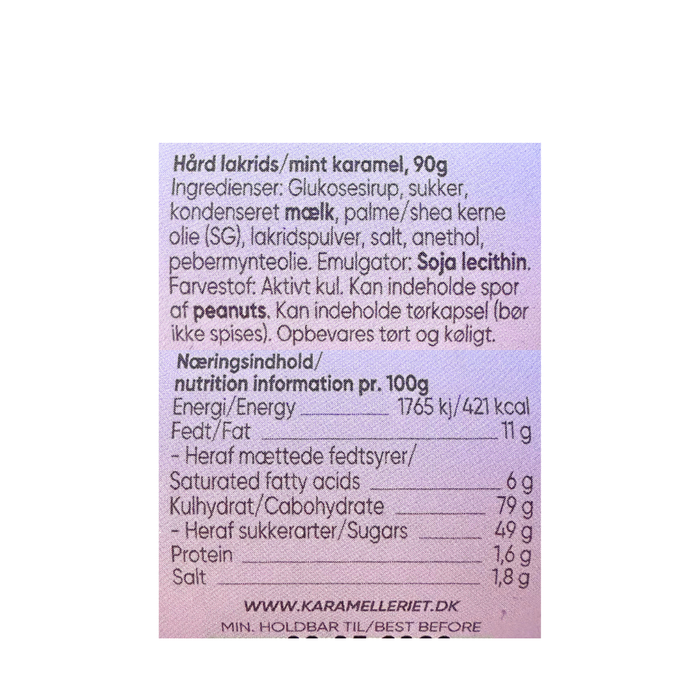 Bornholmsk granit | Hårde karameller med lakrids og mint