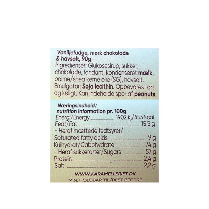 Havblik | Fudge karameller m. mørk chokolade og havsalt