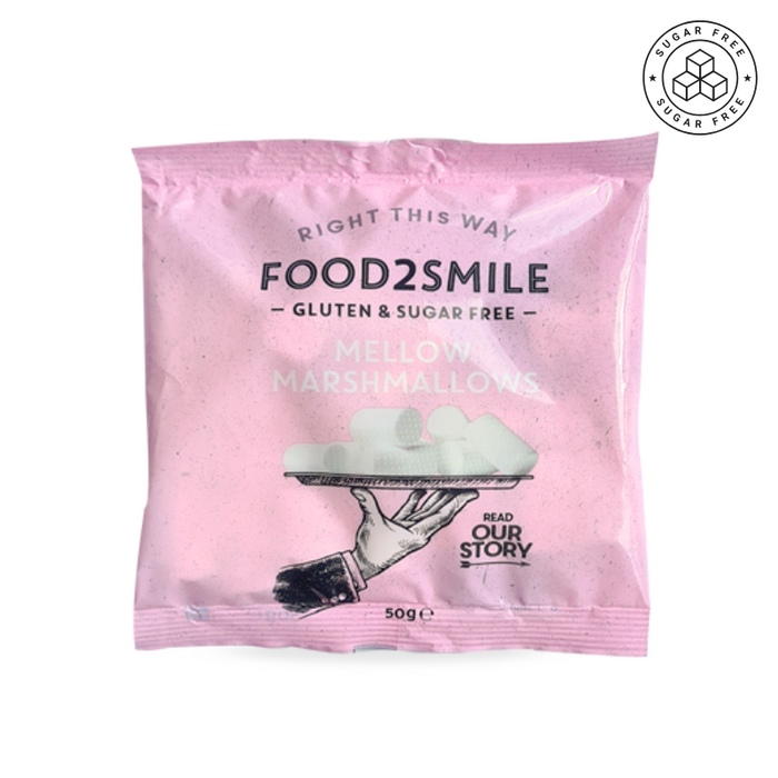 Sukkerfri skumfiduser – bløde, luftige marshmallows uden gluten og laktose, perfekte til varm kakao, bålhygge eller som en sød snack uden sukker.