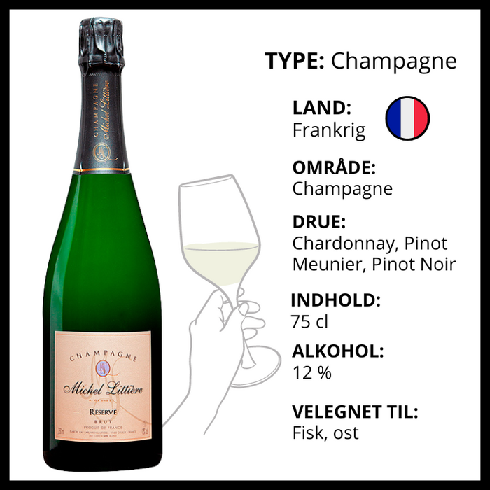 Mousserende | Champagne, Michel Littiere - Reserve Brut