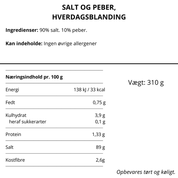 Salt & Peber | Everyday Mix